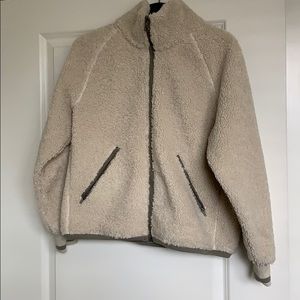 Joy Lab full zip Sherpa jacket with pockets sz M